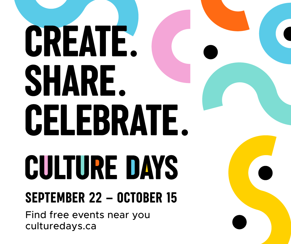 Culture Days 2023 (Sept 22 - Oct 15)
